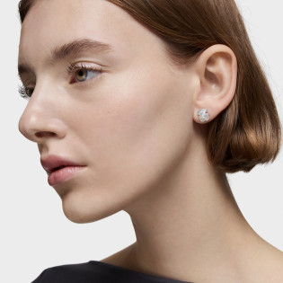 Kolczyki z misiem ze srebra i masy perłowej 10 mm TOUS Icon Color