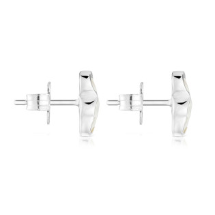 Kolczyki z misiem ze srebra i masy perłowej 10 mm TOUS Icon Color