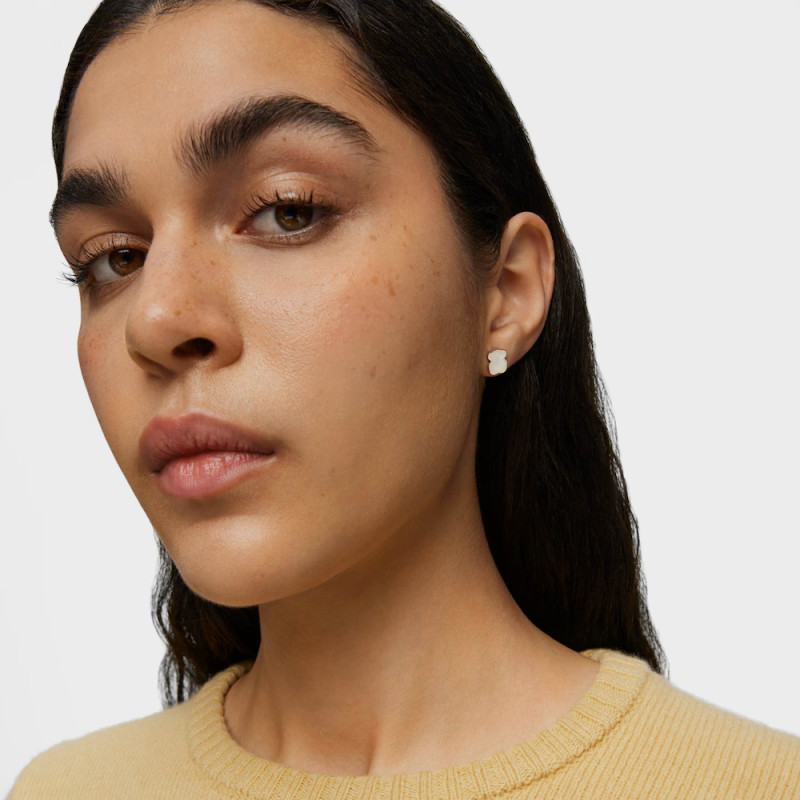 Kolczyki Tous Color ze srebra z masą perłową