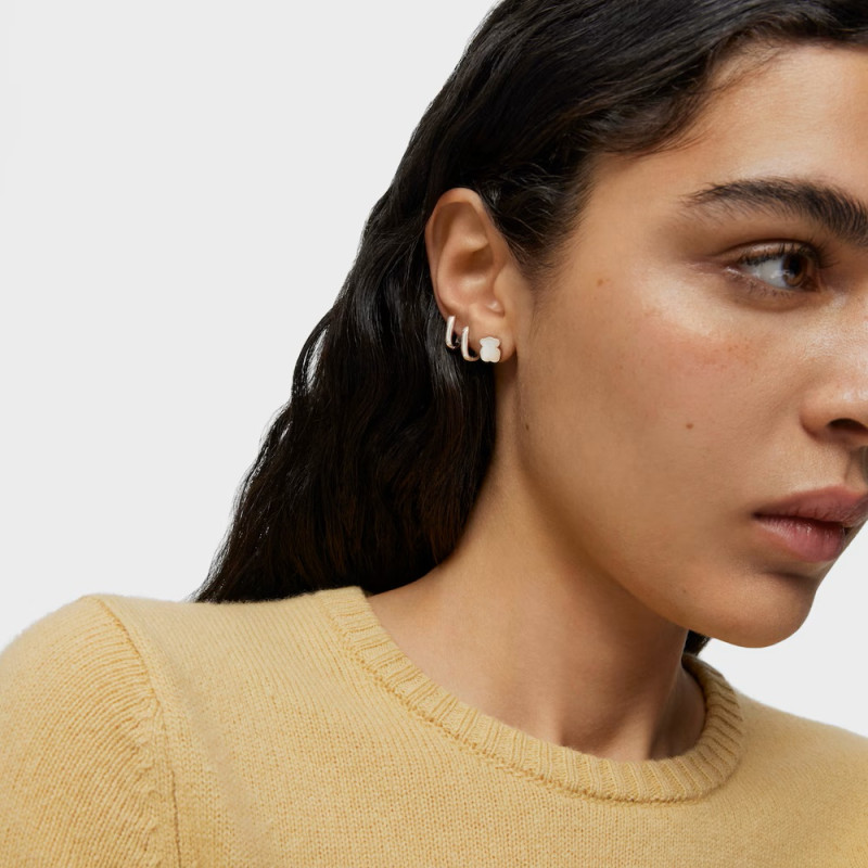 Kolczyki Tous Color ze srebra z masą perłową