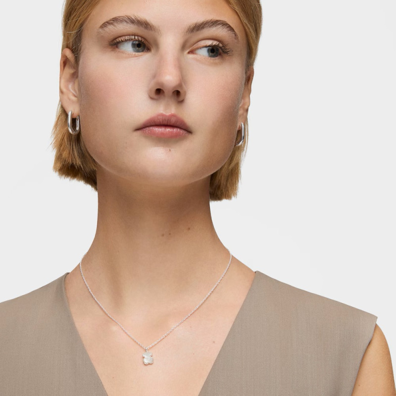 Naszyjnik Tous Color ze srebra z masą perłową