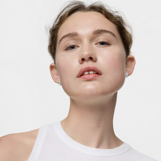 Kolczyki ze srebra 10 mm z motywem misia TOUS Sweet Dolls