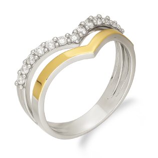 Pierścionek srebrny szpic zaprezentowany przez Miss Australia Krysta Summa Heath