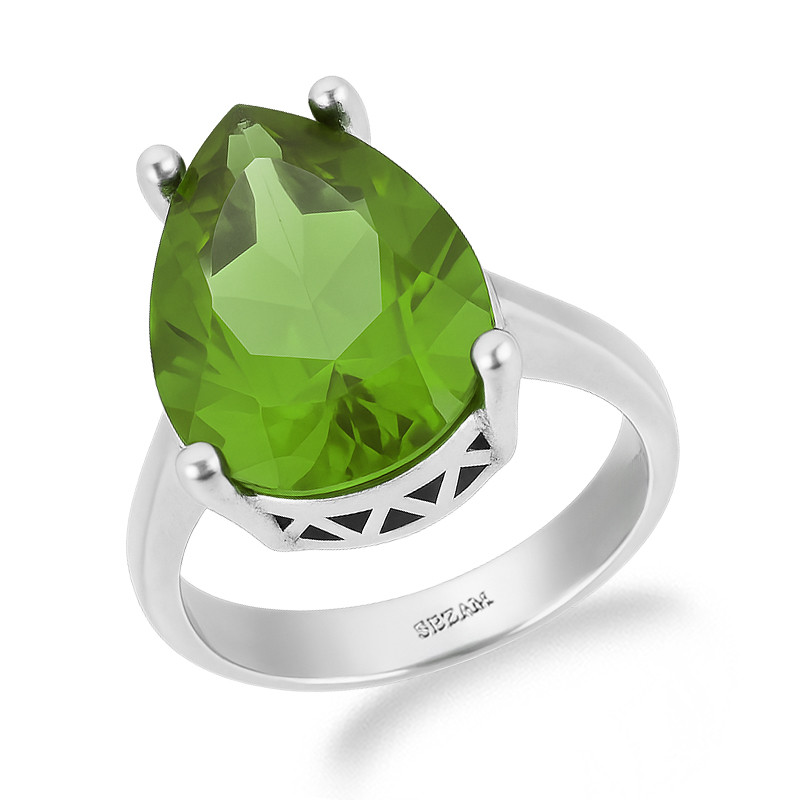 Pierścionek srebrny 925 z Zultanitem jubilerskim zmieniającym kolor