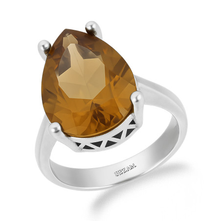 Pierścionek srebrny 925 z Zultanitem jubilerskim zmieniającym kolor