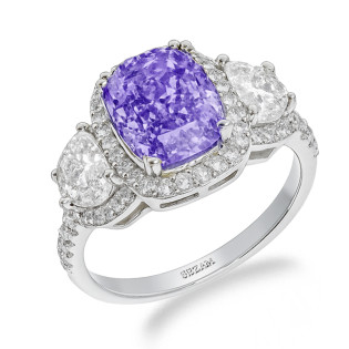 Pierścionek z cyrkonią filetową i z cyrkioniami białymi o różnym szlifie srebro 925