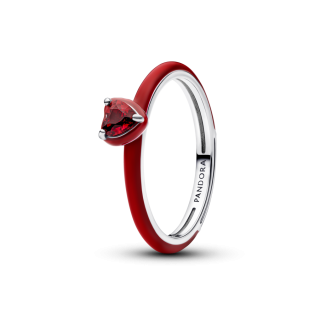 Pierścionek Czerwona czakra serca 193088C05 Ag 925