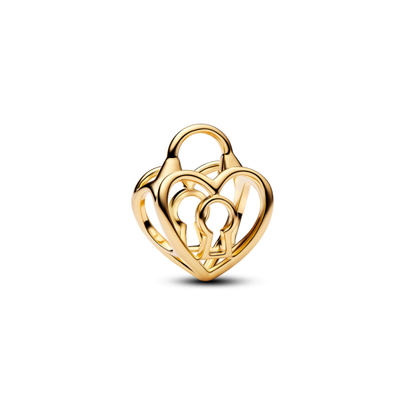 Charms Ażurowe serce z kłódką 764358C00