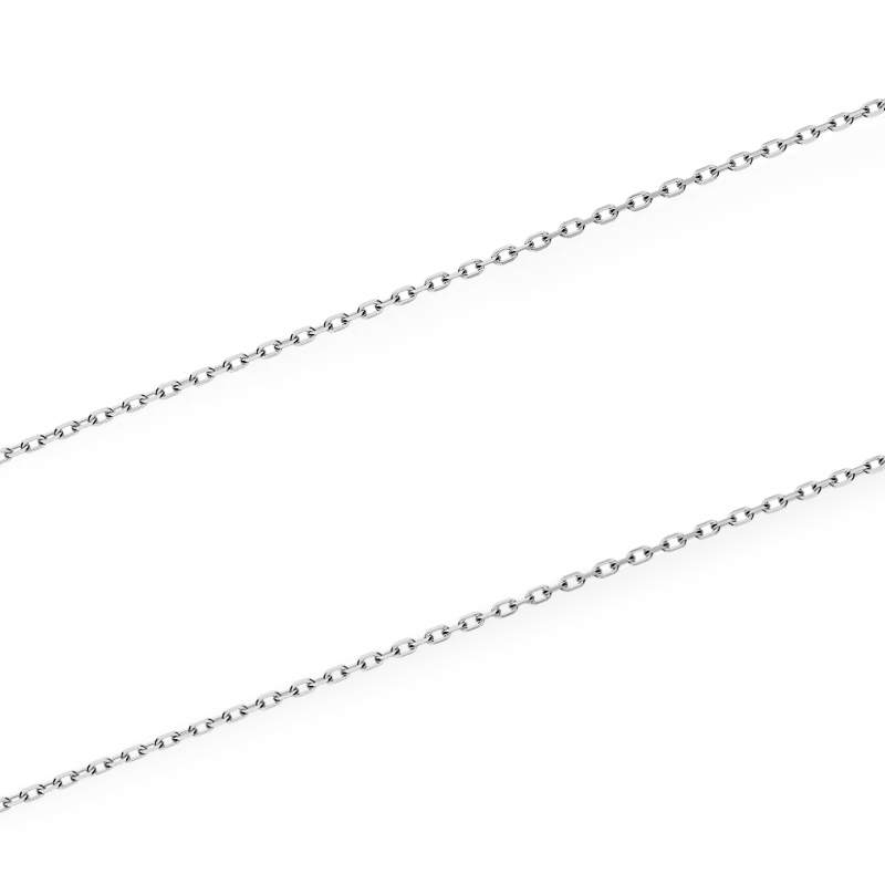 Łańcuszek z białego złota splot anker próba 585