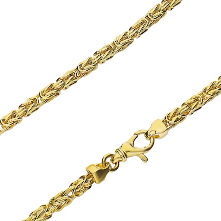 Łańcuszek złoty  królewski próba 585