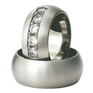 Obrączka tytanowa półokrągła T15-10