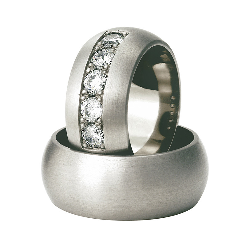 Obrączka tytanowa półokrągła T15-10