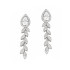 Kolczyki srebrne Markiza łezka i cyrkonie w kształt kłosa