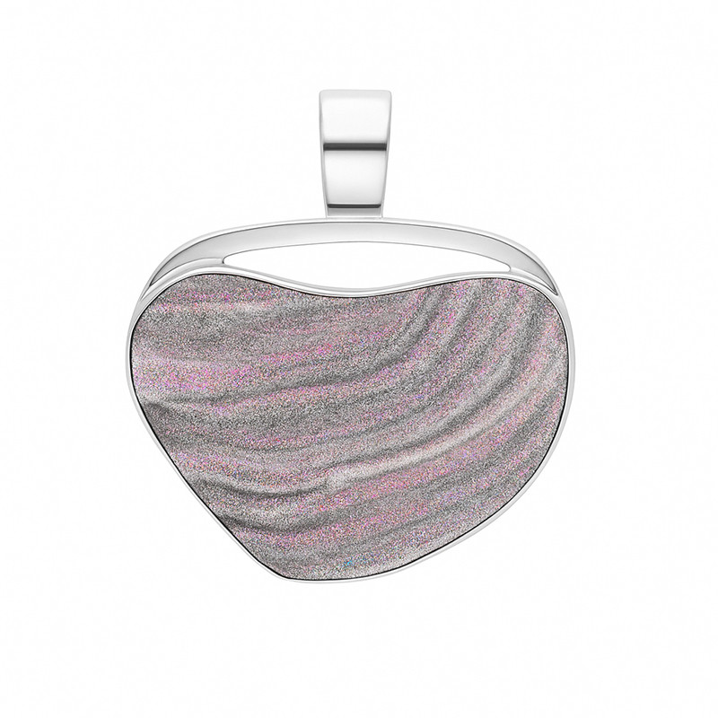 Wisior srebrny z różą chalcedonu