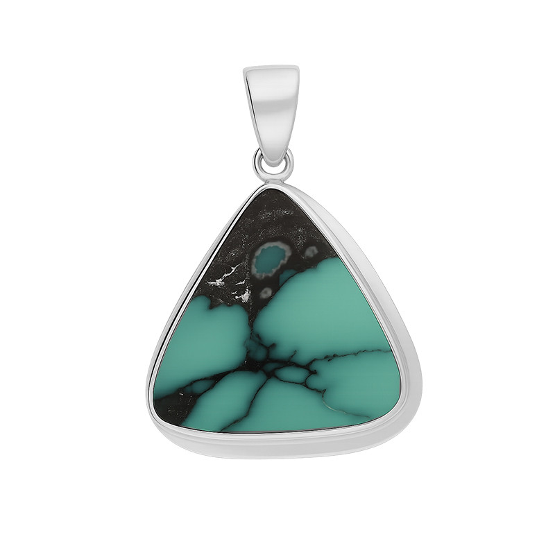 Wisiorek srebrny z naturalnym waryscytem