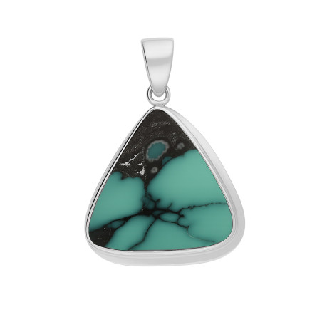 Wisiorek srebrny z naturalnym waryscytem