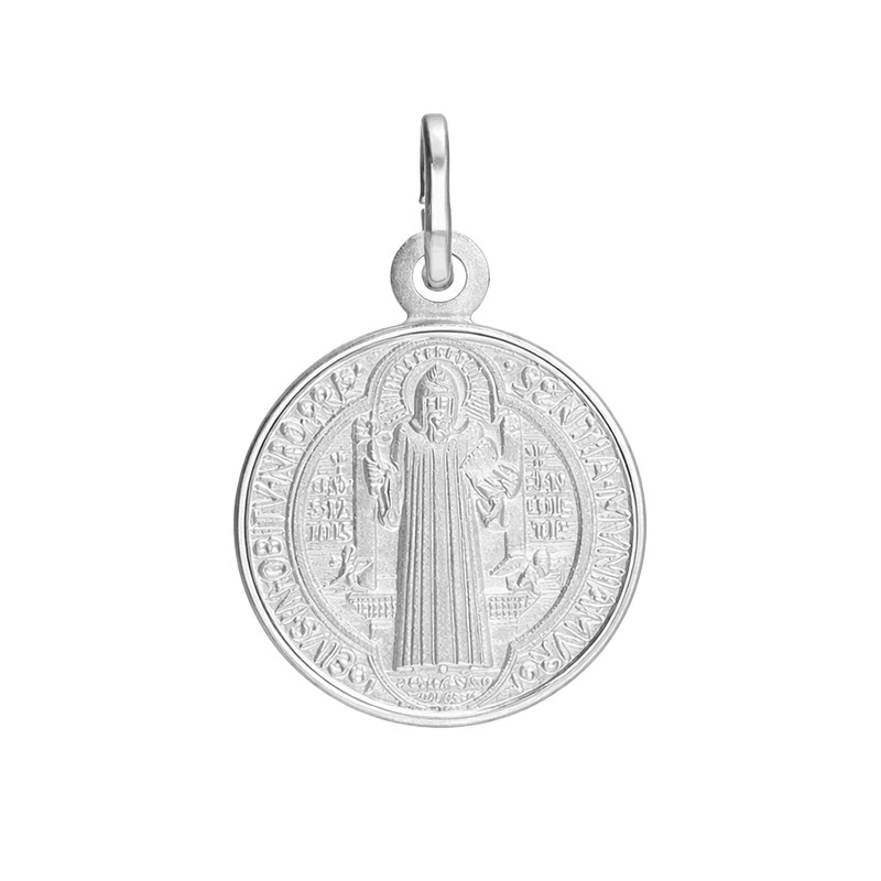 Medalik Benedyktyński 15mm srebro 925
