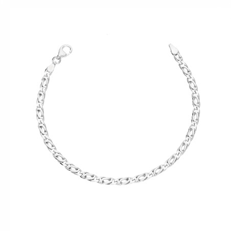 Bransoletka srebrna splot tiger eye 3,5 mm próba 925