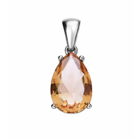 Komplet biżuterii kolczyki i wisiorek z zultanitem jubilerskim