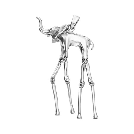 Wisiorek słoń ze srebra 925