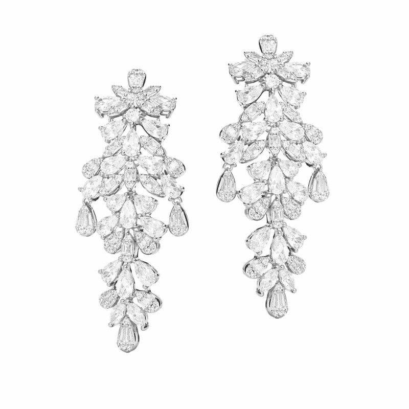 Komplet biżuterii kolia i kolczyki wiszące srebro 925