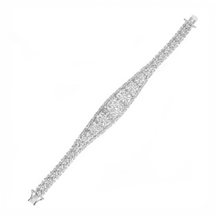 Komplet biżuterii kolia i bransoletka Kleopatra srebro 925