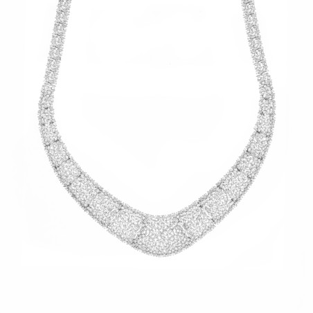 Komplet biżuterii kolia i bransoletka Kleopatra srebro 925