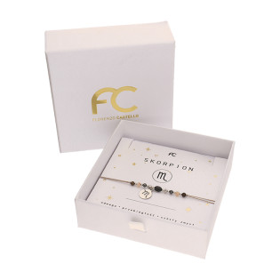 Bransoletka znak zodiaku Skorpion z kamieniami naturalnymi