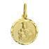 Medalik złoty Szkaplerz w kole próba 585