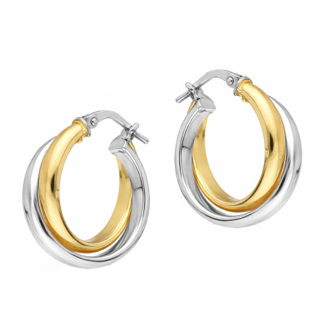 Kolczyki koła 18 mm ze srebra 925