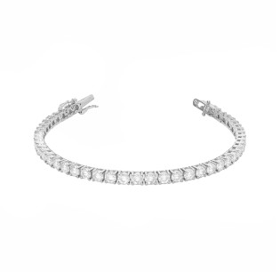 Bransoletka z cyrkoniami w oprawie tennis ze srebra 925