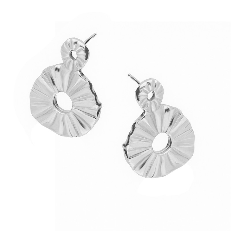 Kolczyki VIRAL dmuchane nieregularne koła