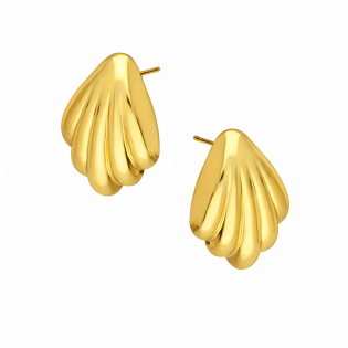 Kolczyki VIRAL dmuchana muszla