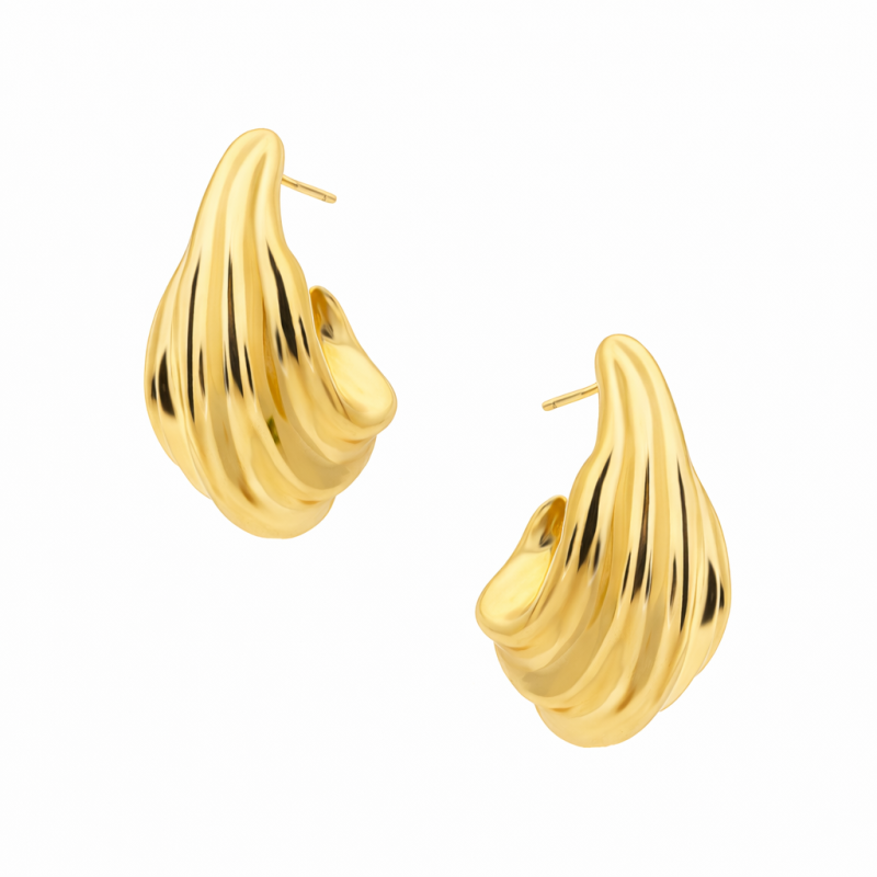 Kolczyki VIRAL dmuchana fala zaprezentowane na Miss Brazil Eduarda Braum