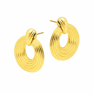 Kolczyki VIRAL kropla dmuchana tłoczona