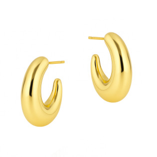 Kolczyki VIRAL dmuchana podwinięta kropla