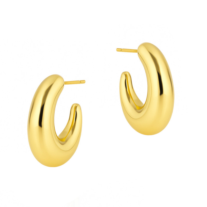 Kolczyki VIRAL dmuchana podwinięta kropla