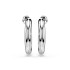 Kolczyki Swarovski kreole Sublima ze stali