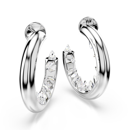 Kolczyki Swarovski kreole Sublima ze stali