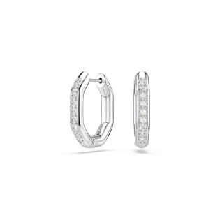 Kolczyki kreole Swarovski Dextera ze stali