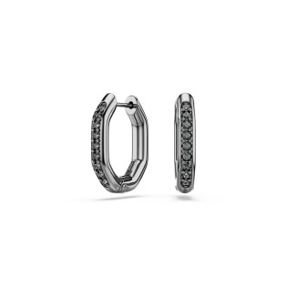 Kolczyki kreole Swarovski Dextera ze stali