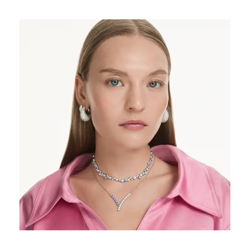 Kolczyki stalowe Swarovski Sublima