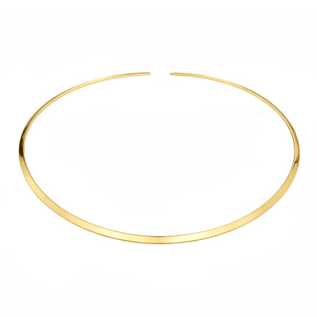 Pozłacany Naszyjnik Obroża - Baza do Zawieszek - JubilerSezam.pl