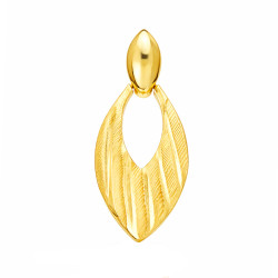 Komplet biżuterii ze złota satynowanego 585