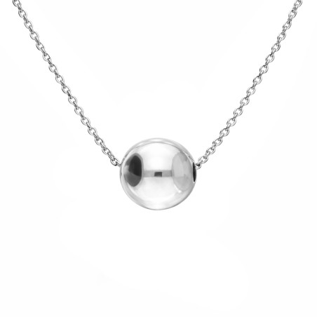 Srebrny Naszyjnik Kulka 10mm - JubilerSezam.pl