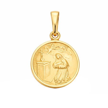 Medalik złoty próba 585 Św.Rita
