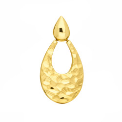 Komplet biżuterii ze złota satynowanego próby 585