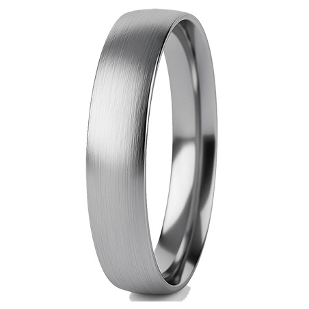 Obrączka półokrągła 4mm Tantal