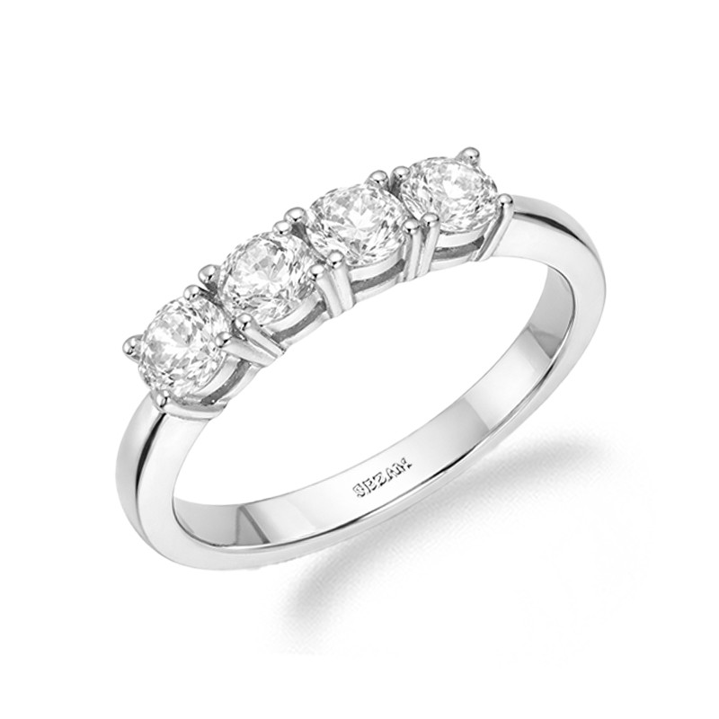 Srebrne Kolczyki Przecinki z Cyrkoniami - JubilerSezam.pl