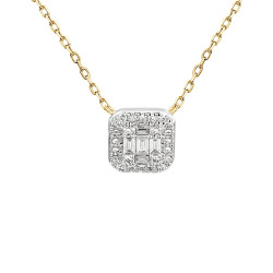 Naszyjnik Sweet z diamentami 0,12 ct, złoto 585